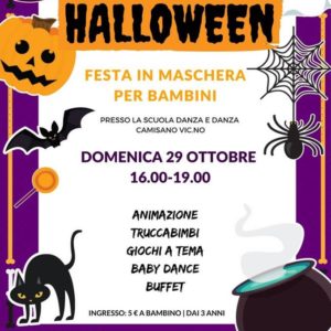 Festa di Halloween per bambini a Camisano Vicentino
